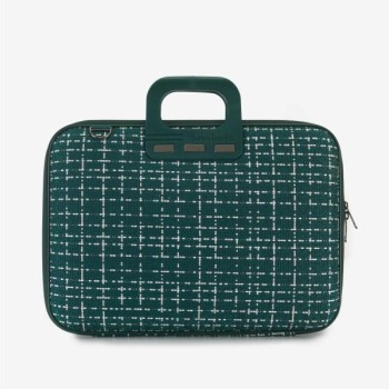 BOMBATA Torba Tweed 15,6''-16'' Zelena