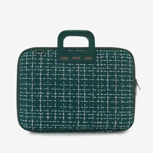 BOMBATA Torba Tweed 15,6''-16'' Zelena