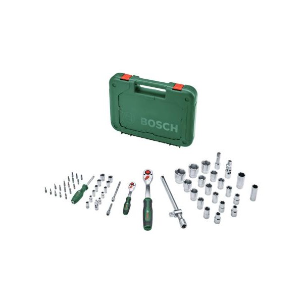 BOSCH Universal 1/4'' + 1/2'' 57-delni set račni, 1600A02Z9G