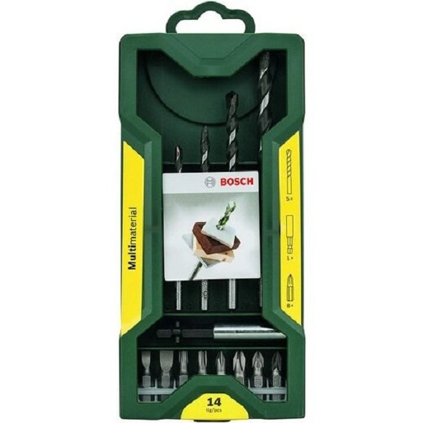 BOSCH 14-delni Mini-X-Line set univerzalnih burgija i bitova 2607017161