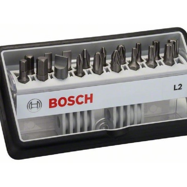 BOSCH 18+1-delni set Robust Line bitova odvrtača L ekstra tvrdi  2607002568, 25 mm, 18+1-delni