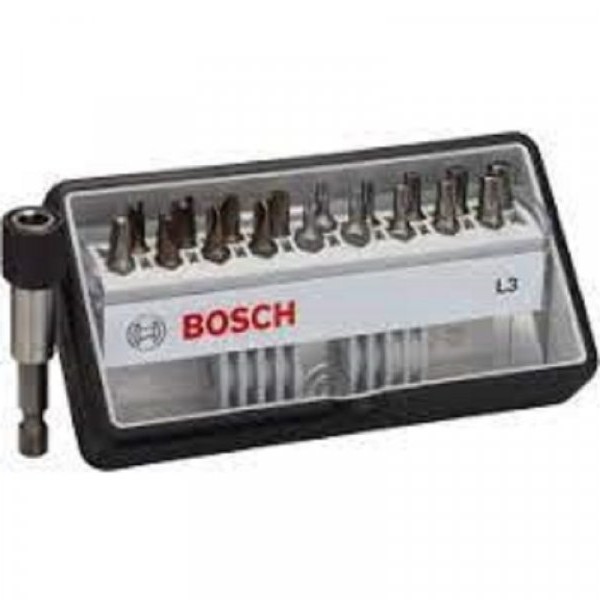 BOSCH 18+1-delni set Robust Line bitova odvrtača L ekstra tvrdi 2607002569, 25 mm, 18+1-delni
