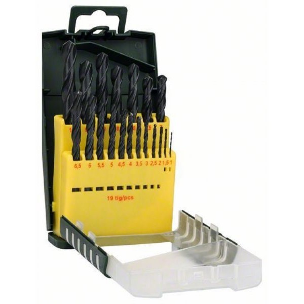 BOSCH 19-delni set HSS-R burgija za metal 2607017151