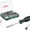 BOSCH 27-delni set bitova sa čegrtaljkom i ručnim zavrtačem 2607017331