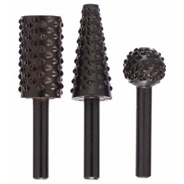 BOSCH 3-delni set glodala za rad slobodnom rukom 1609200307, 6 mm, 16; 16; 16-7 mm
