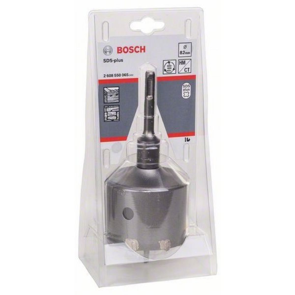 BOSCH 3-delni set kruna za bušenje, SDS plus 2608550065, 82 x 54 mm