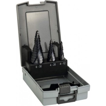 BOSCH 3-delni set stepenastih burgija HSS-AlTiN 2608588069, 4-12; 4-20; 6- 30 mm