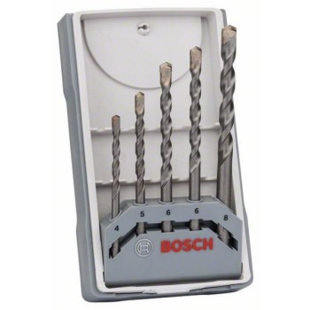 BOSCH 5-delni set burgija za beton CYL-3 2607017080, 4; 5; 6; 6; 8 mm