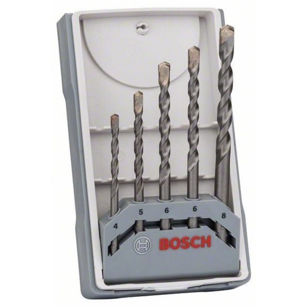 BOSCH 5-delni set burgija za beton CYL-3 2607017080, 4; 5; 6; 6; 8 mm