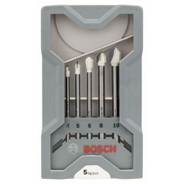BOSCH 5-delni set burgija za pločice CYL-9 Ceramic 2608587169, 4,0; 5,0; 6,0; 8,0; 10,0 mm