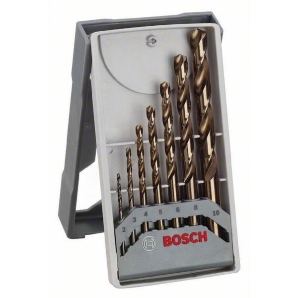 BOSCH 7-delni Mini X-Line set burgija za metal HSS-Co, 135° 2608589296, 2; 3; 4; 5; 6; 8; 10 mm