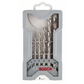 BOSCH 7-delni Mini X-Line set burgija za metal HSS-G, 135° 2608589295, 2; 3; 4; 5; 6; 8; 10 mm