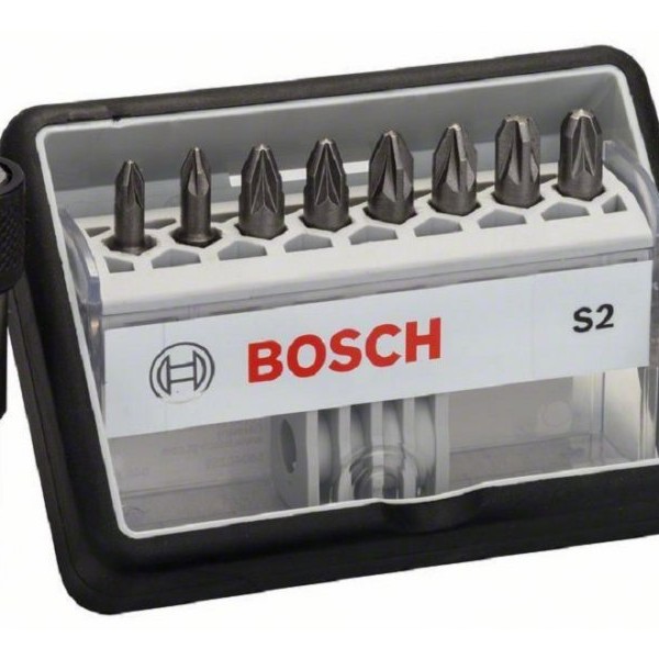 BOSCH 8+1-delni set Robust Line bitova odvrtača S ekstra tvrdi 2607002561, 25 mm, 8+1-delni