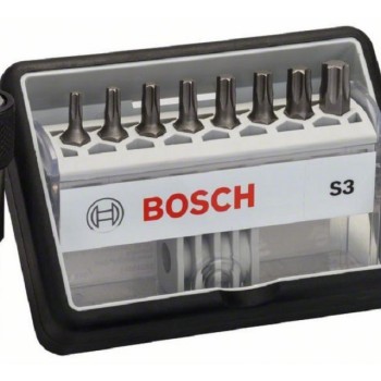 BOSCH 8+1-delni set Robust Line bitova odvrtača S ekstra tvrdi 2607002562, 25 mm, 8+1-delni