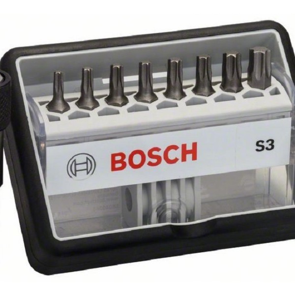 BOSCH 8+1-delni set Robust Line bitova odvrtača S ekstra tvrdi 2607002562, 25 mm, 8+1-delni