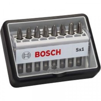 BOSCH 8-delni set Robust Line bitova odvrtača Sx ekstra tvrdi 49 mm, 8-delni - 2607002556