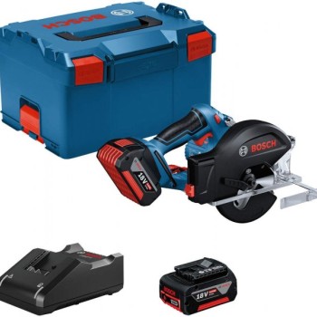 BOSCH Akumulatorska kružna testera-cirkular za metal GKM 18V-50; 2x5,0Ah; L-Boxx (06016B8002)
