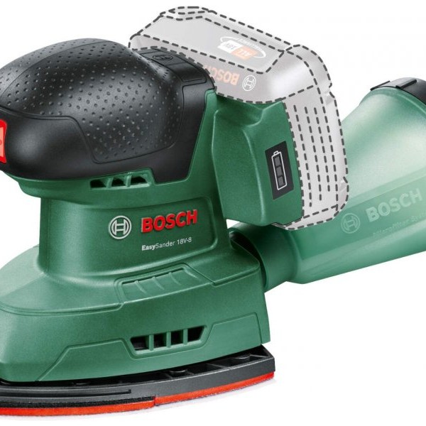 BOSCH Akumulatorska vibraciona multi brusilica EasySander 18V-8 Solo; bez baterije i punjača (06033E3000)