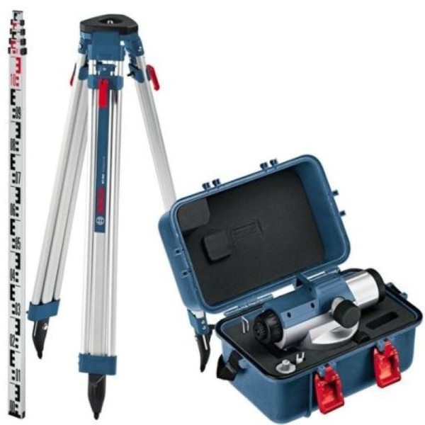 BOSCH bastenski alat GOL 26 D + BT 160 + GR 500 optički nivelir, 0601068002