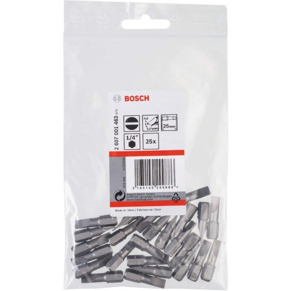 BOSCH Bit odvrtača ekstra-tvrdi S 0,8x5,5, 25 mm - 2607001463