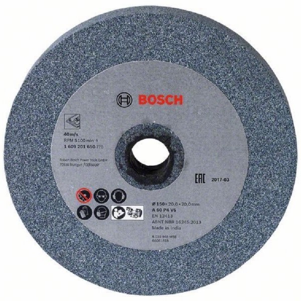 BOSCH Brusna ploča za dvostranu brusilicu 1609201650, 150 mm, 20 mm, 60