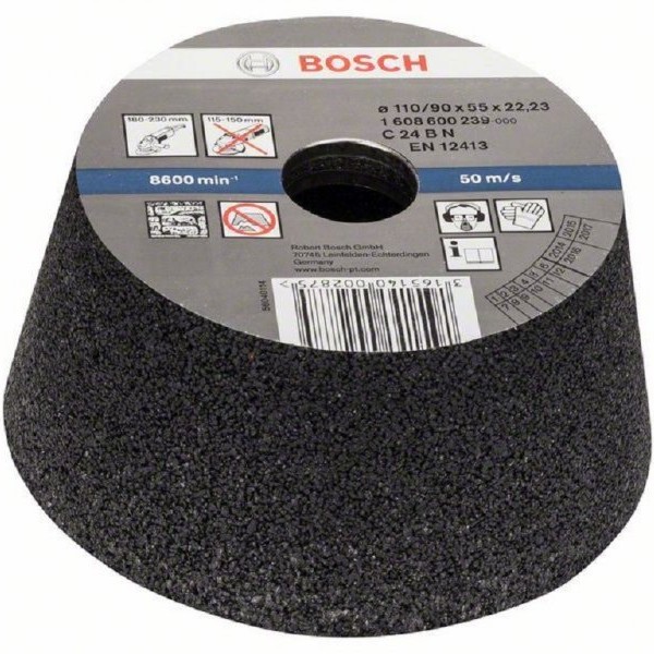 BOSCH Brusni lonac, konusni-kamen/beton 1608600240, 90 mm, 110 mm, 55 mm, 39