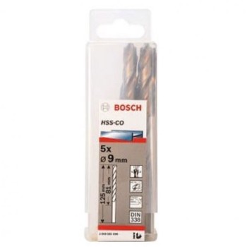 BOSCH Burgija za metal HSS-Co, DIN 338 9 x 81 x 125 mm pakovanje od 5 komada