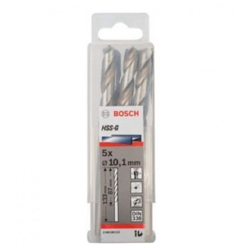 BOSCH Burgija za metal HSS-G, DIN 338 10,1 x 87 x 133 mm pakovanje od 5 komada