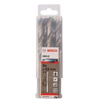 BOSCH Burgija za metal HSS-G, DIN 338 11 x 94 x 142 mm pakovanje od 5 komada