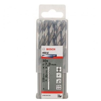 BOSCH Burgija za metal HSS-G, DIN 338 7,3 x 69 x 109 mm pakovanje od 10 komada