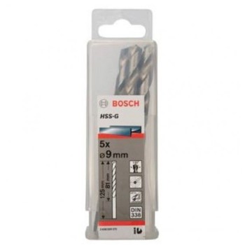 BOSCH Burgija za metal HSS-G, DIN 338 9 x 81 x 125 mm pakovanje od 5 komada