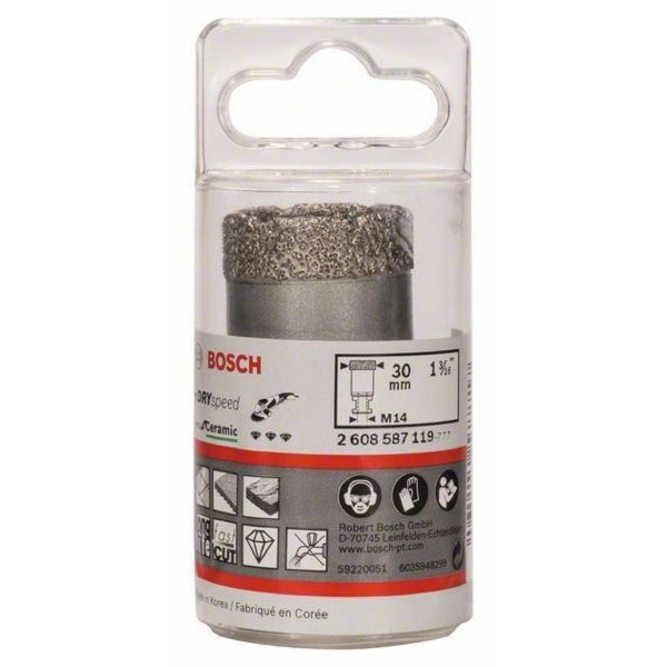 BOSCH Dijamantska burgija za suvo bušenje Dry Speed Best for Ceramic 2608587119, 30 x 35 mm