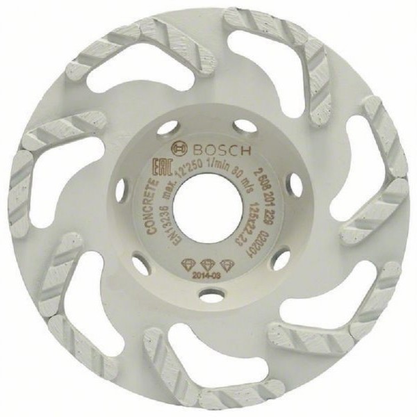 BOSCH Dijamantska lončasta ploča Best for Concrete 2608201228, 125 x 22,23 x 4,5 mm