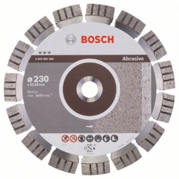 BOSCH Dijamantska rezna ploča Best for Abrasive 2608602683, 230 x 22,23 x 2,4 x 15 mm