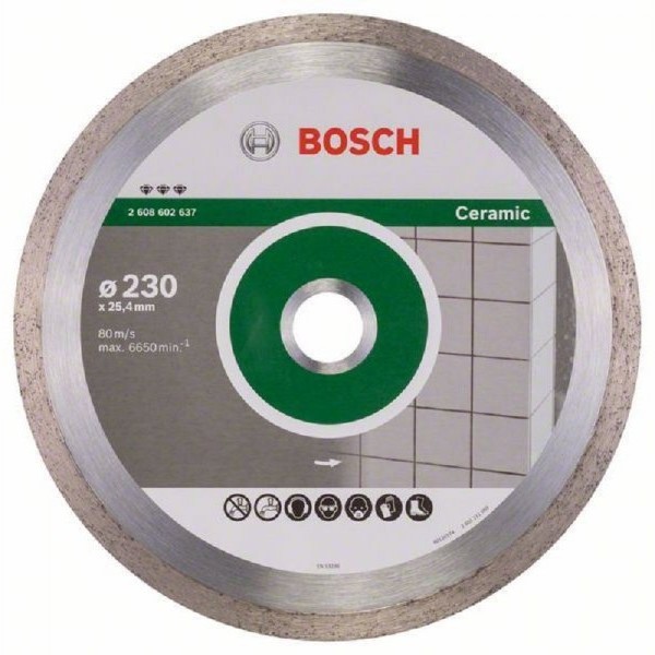 BOSCH Dijamantska rezna ploča Best for Ceramic 2608602637, 230 x 25,40 x 2,4 x 10 mm