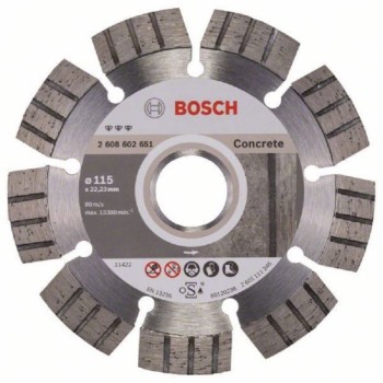 BOSCH Dijamantska rezna ploča Best for Concrete 2608602651, 115 x 22,23 x 2,2 x 12 mm