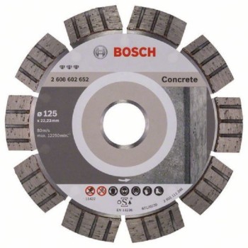 BOSCH Dijamantska rezna ploča Best for Concrete 2608602652, 125 x 22,23 x 2,2 x 12 mm
