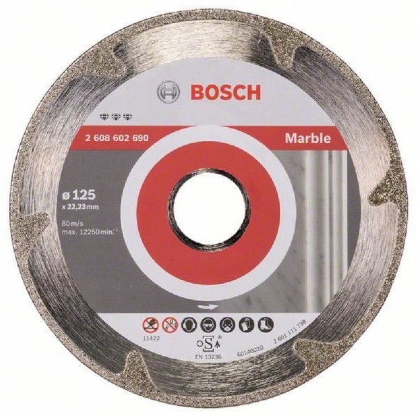 BOSCH Dijamantska rezna ploča Best for Marble 2608602690, 125 x 22,23 x 2,2 x 3 mm