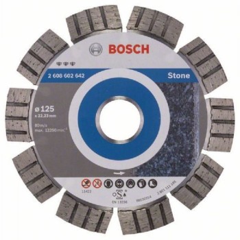 BOSCH Dijamantska rezna ploča Best for Stone 2608602642, 125 x 22,23 x 2,2 x 12 mm