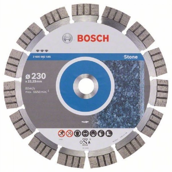 BOSCH Dijamantska rezna ploča Best for Stone 2608602645, 230 x 22,23 x 2,4 x 15 mm