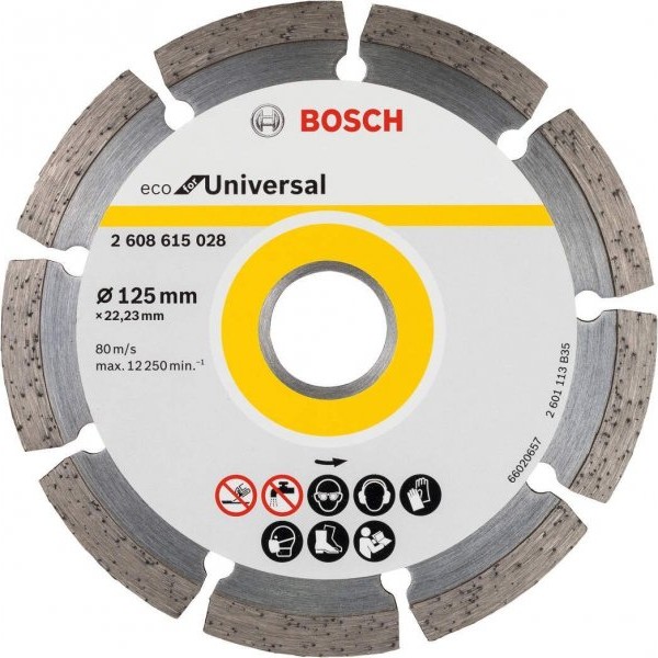 BOSCH Dijamantska rezna ploča ECO For Universal 150x22,23x2,1x7 - pakovanje od 10 komada (2608615042)