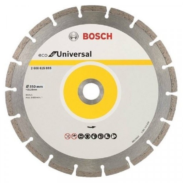 BOSCH Dijamantska rezna ploča ECO For Universal 2608615035, 350x25.4x3.2x8