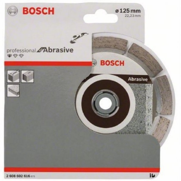 BOSCH Dijamantska rezna ploča Standard for Abrasive 125 x 22.23 x 10 mm