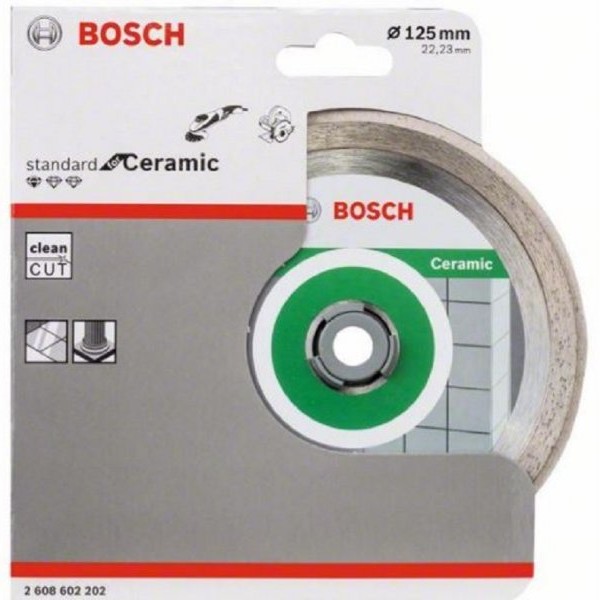 BOSCH Dijamantska rezna ploča Standard for Ceramic 125 x 22.23 x 7 mm