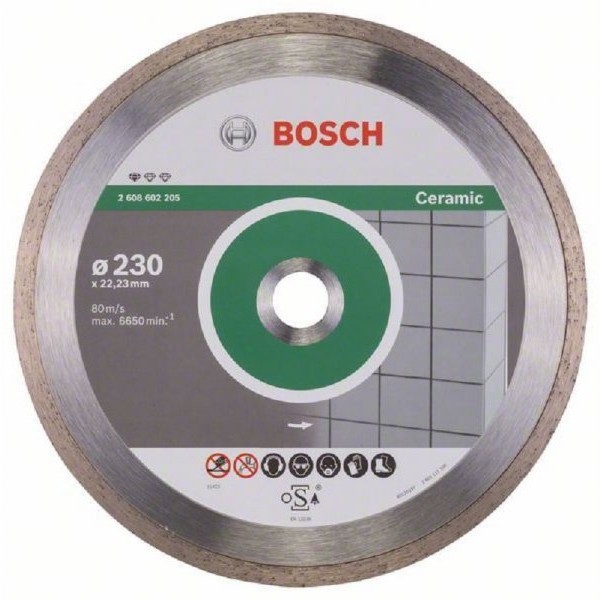 BOSCH Dijamantska rezna ploča Standard for Ceramic 2608602205, 230 x 22,23 x 1,6 x 7 mm