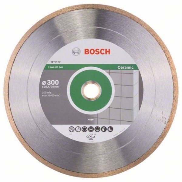 BOSCH Dijamantska rezna ploča Standard for Ceramic 2608602540, 300 x 30+25,40 x 2 x 7 mm
