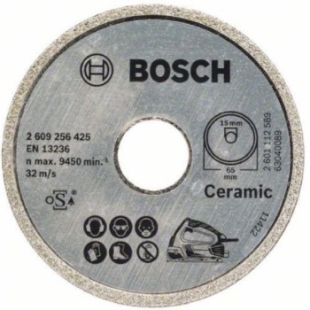 BOSCH Dijamantska rezna ploča Standard for Ceramic 65x15mm
