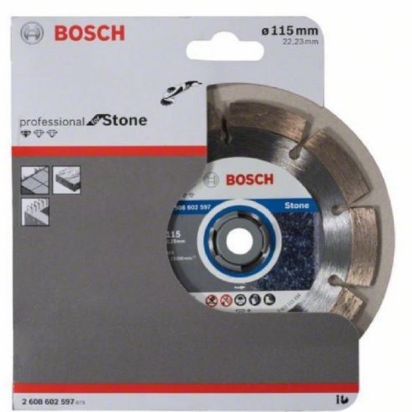 BOSCH Dijamantska rezna ploča Standard for Stone 115 x 22.23 x 1.6 x10 mm