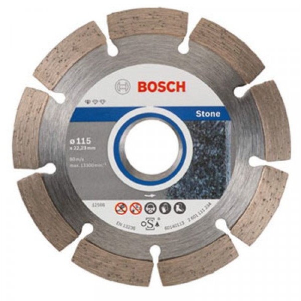 BOSCH Dijamantska rezna ploča Standard for Stone 2608603235, 115 x 22,23 x 1,6 x 10 mm