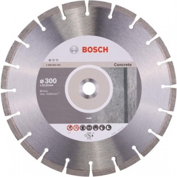 BOSCH Dijamantska rezna ploča za beton Standard for Concrete 300 x 22,23 x 3,1 x 10 mm pakovanje od 1 komada - 2608602542